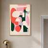 Art Remedy Scattered Petals Shapes Contemporary Shapes Abstract Wall Art Framed - 2 of 4