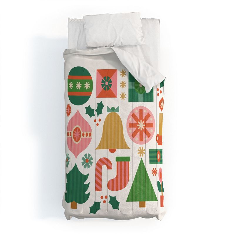 Carey Copeland Gifts of Christmas Comforter + Pillow Sham(s) - Deny Designs, 1 of 4