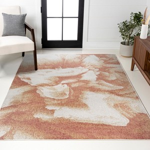 JONATHAN Y Petalo Abstract Two-Tone Modern Area Rug - 1 of 4