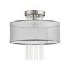 Livex Lighting Alexis 1 - Light Flush Mount in  Brushed Nickel - 2 of 4