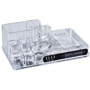 Acrylic Cosmetic Organizer – Clear Makeup & Skincare Storage, Holder for Brushes & Beauty Supplies - 1 of 4