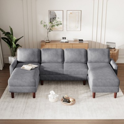 Sponge-filled Cushion Combination Sofa, Suitable for Living Rooms, Studies, and Spacious Spaces