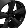 OE Wheels LLC DG05-20090-5115-20B Black Wheel Painted (20 x 9. inches /5 x 115 mm, 20 mm Offset) - 2 of 4