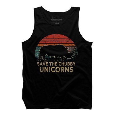 Men's Design By Humans rhino By ZeusSE Tank Top