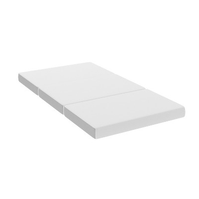 Twin Gray Memory Foam Tri-Fold Sofa Bed
