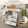 Mshliw 30" Bathroom Vanity with Ceramic Sink, Soft-Close Doors & Drawers, Solid Wood Frame, Modern Storage Cabinet - 4 of 4