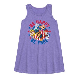 - Paw Patrol - Americana Graphic Sleeveless Aline Dress - 1 of 4