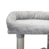 Sevobal Pet Tower, Double Layer Cat Tree Tower with Scratching Posts and Caves, Multi-Level Activity Center for Indoor Cats, Gray, 15.7"*15.7"*31.4" - 2 of 4