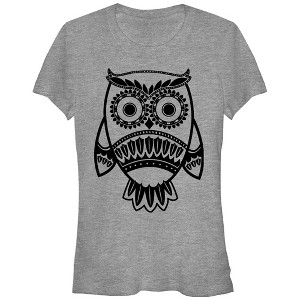 Junior's Lost Gods Owl Eyes T-Shirt - 1 of 3