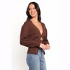 Petal and Pup Cyrelle Single Button Cardigan - Brown L - 4 of 4