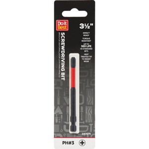 Do it Best  3.5 In. Phillips #3 Impact Ready Screwdriver Bit QJDIB-SC-011 - 1 of 2