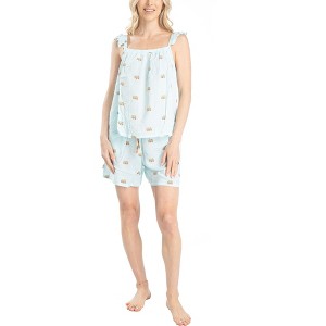 Ocean Pacific Womens Pacific Vibes Cami Short rayon set - 1 of 2