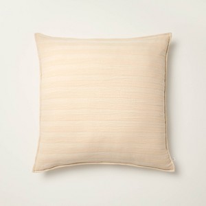 Tonal Stripe Euro Throw Pillow - Hearth & Hand™ with Magnolia - 1 of 4