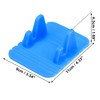 Unique Bargains Phone Holder for Car Dashboard Mat Rubber Pad Mobile Phone Mount Holder 4.33"x3.54"x1.69" - 3 of 4