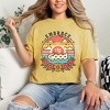 Simply Sage Market Women's Embrace The Good Sunset Short Sleeve Garment Dyed Tee - 2 of 4