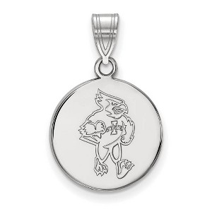 Black Bow Jewelry 14k White Gold Iowa State Cyclones NCAA Medium Pendant - 1 of 3