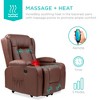 Best Choice Products Electric Power Lift Recliner Massage Chair Furniture w/ USB Port, Heat, Cupholders - 4 of 4