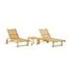 Amazonia Certified Teak 100 FSC Lounger - 2 of 3
