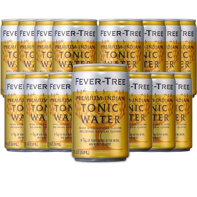 Fever Tree Indian Tonic Water - Premium Quality Mixer - Refreshing Beverage for Cocktails & Mocktails 150ml Bottles