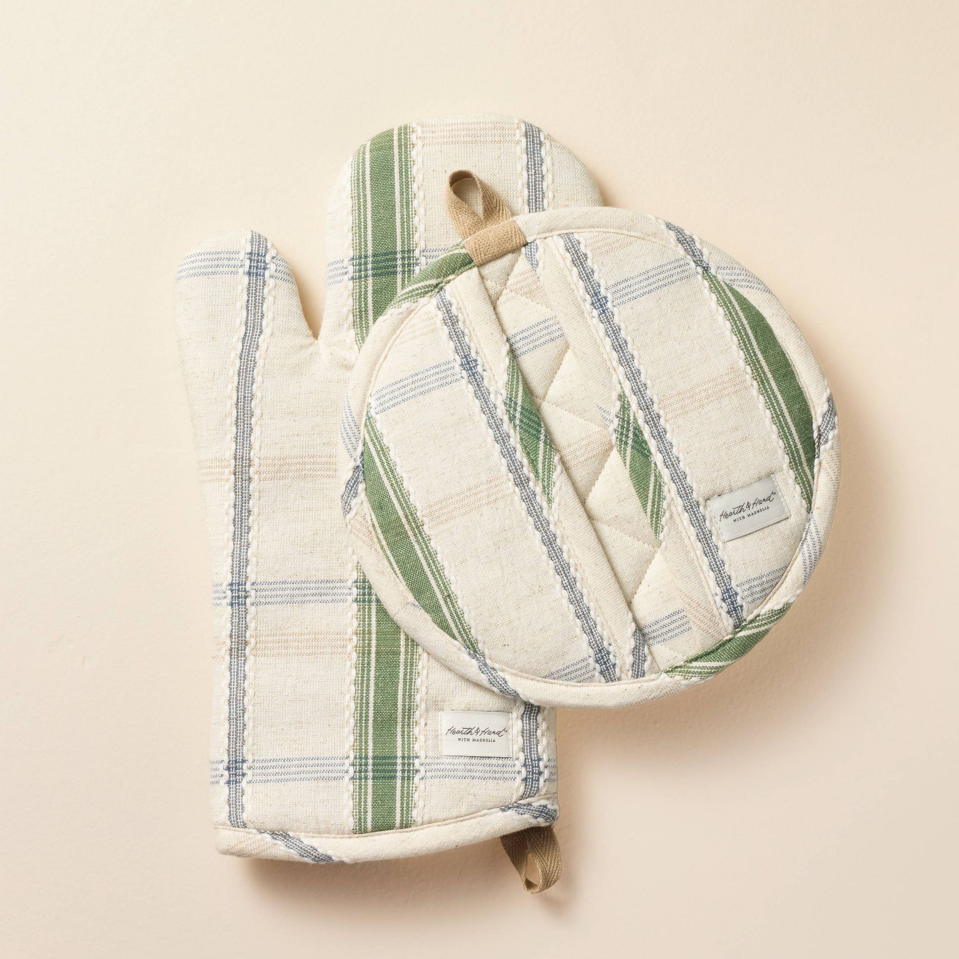 Oven Mitts Plaid - Hearth & Hand™ with Magnolia