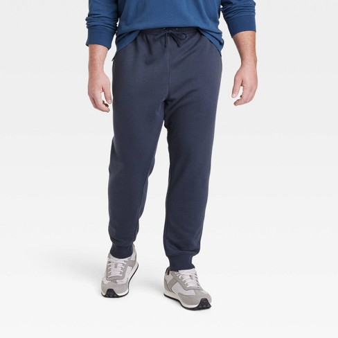 Men's Big & Tall Tapered Fleece Jogger Pants - Goodfellow & Co™ Navy Blue  4xlt : Target