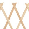 vidaXL Trellis Fences Garden Trellis Lattice Fence for Outdoor Fence Firwood - 4 of 4