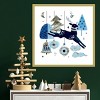 Amanti Art 25"x25" Goodnight Reindeer I by Melissa Wang Wood Framed Wall Art Print - 4 of 4