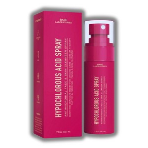 Base Laboratories Hypochlorous Acid Spray (2 oz) | Travel Mini Size | Facial Toner, Skin Cleansing for Acne, Eczema & Flare-Up | Tattoo Aftercare - 1 of 2