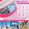 Multi-Sport Drawstring Bag for Youth, Soccer Basketball Backpack with Compartments for Gym Training Equipment - 4 of 4