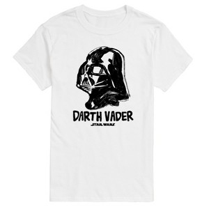 Men's - Star Wars - Sketch Darth Vader Short Sleeve Graphic T-Shirt - 1 of 3