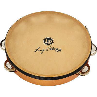 LP Lenny Castro Signature Headed Tambourine with Bag 10 in.