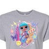 Women's - LOL Surprise! - Candylicious, Butterflies, & Hearts Cropped Graphic T-Shirt - 2 of 4