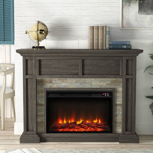 Electric store fireplace