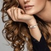 EVERLY JEWELRY | Sterling Silver 11-12mm Freshwater Cultured Edison Pearl Popcorn Design Bangle, 8.5 inc - 4 of 4