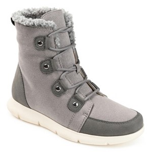 Journee Women's Laynee Cold Weather Booties - 1 of 4