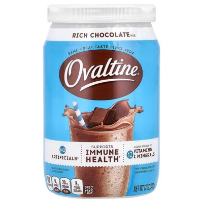 Ovaltine, Rich Chocolate Mix, 12 oz