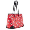 Disney Mickey and Minnie Tote bag - Girls, Boys, Teens, Adults - Mickey and Minnie Mouse Faux PU Leather Cosplay Tote Handbag with Zipper Pouch - 2 of 4