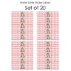 Big Dot of Happiness Girl Farm Animals - Pink Barnyard Baby Shower or Birthday Party Water Bottle Sticker Labels - Set of 20 - 3 of 4