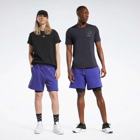 Reebok Les 2-in-1 Shorts Mens Shorts X Large Bold Purple : Target