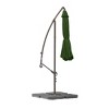 WestinTrends 10 Ft Outdoor Patio Cantilever Offset Umbrella with Base Weights - 2 of 3