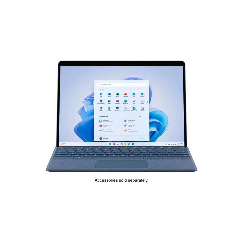 Microsoft Surface Pro 9 13" Tablet Intel Core i5-1235U 8GB RAM 256GB SSD Sapphire - 12th Gen i5-1235U Deca-core - 2880 x 1920 PixelSense Flow Display, 3 of 7