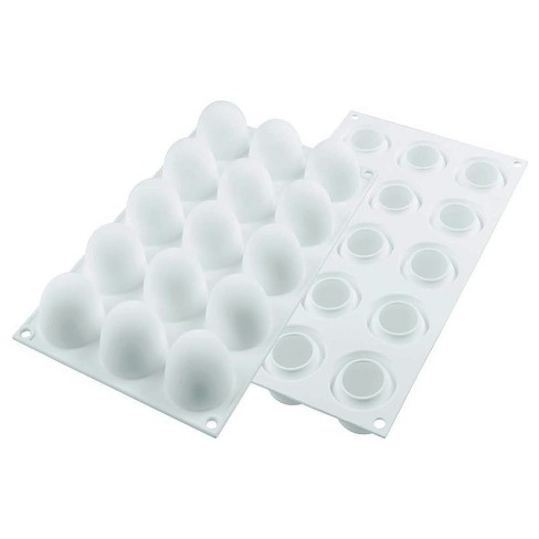 O'Creme Silicone Truffle Mold, Square, 54 Cavities