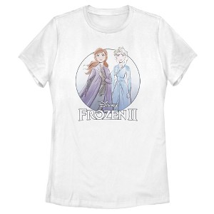 Women's Frozen 2 Sister Circle Logo T-Shirt - 1 of 4