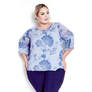 Avenue Alex Double Flutter Top - 1 of 4