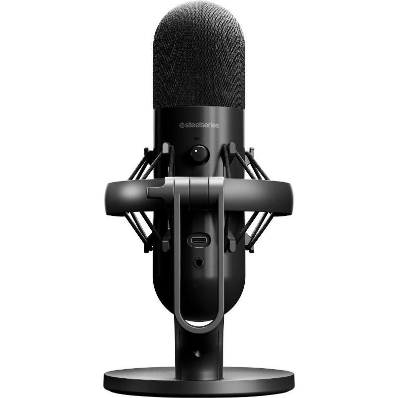 SteelSeries 61601 Alias USB Microphone for Gaming, Broadcasting, and Podcasting Black Certified Refurbished, 2 of 6