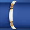 Ross-Simons White Jade and 1.40 ct. t.w. Multi-Gemstone "Good Fortune" Bracelet in 18kt Gold Over Sterling - 4 of 4