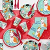 24ct Dog Print Disposable Dinner Plates - image 3 of 4