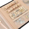 PAVILIA Travel Jewelry Case Organizer, Foldable Roll Bag, Small Pouch Wallet for Earrings Rings Necklaces Bracelets Packing Accessories - 4 of 4