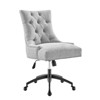 Regent Tufted Fabric Office Chair Black - Modway - 3 of 3