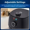 Elite Cuisine 2.3L Glass Air Fryer with Ceralast Ceramic Air Fry Rack - 3 of 4